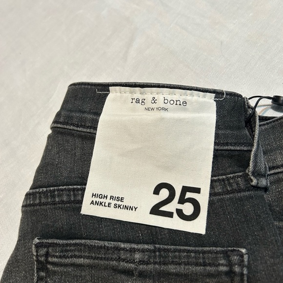 NWT Rag and Bone high waist skinny,raw edge hem, - Picture 3 of 5